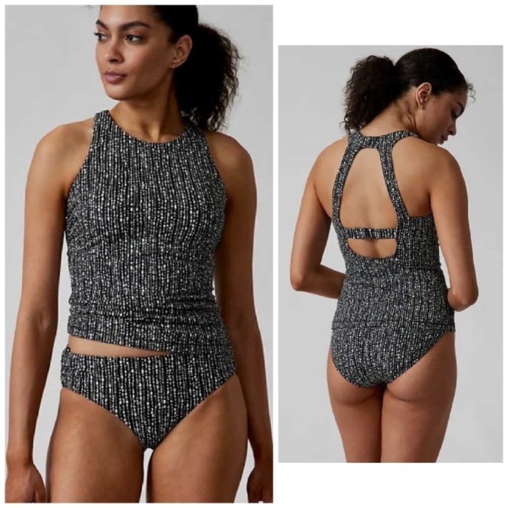 NWT! Athleta Rice Pearls Maldives Tankini Top  - Size 34B/C 🧜‍♂️